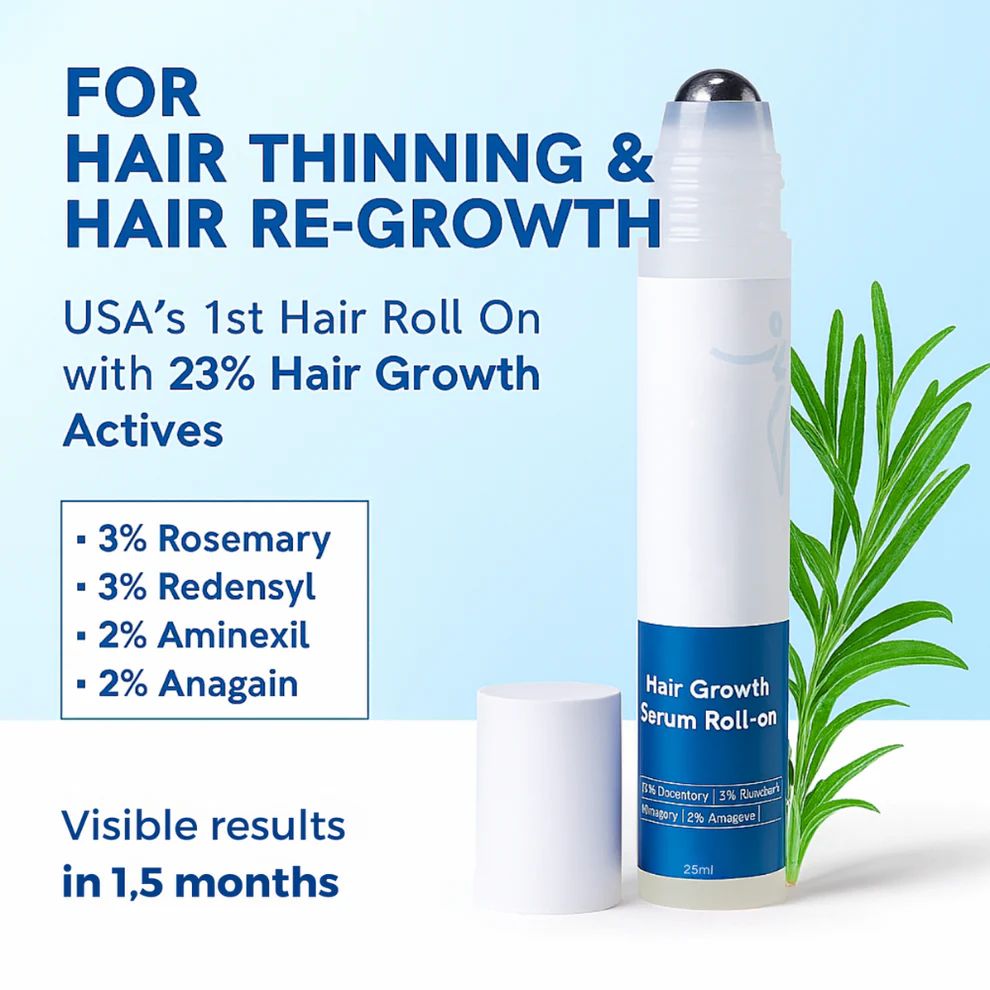 Hair Growth Serum Roll On- BUY 1 GET 1 FREE