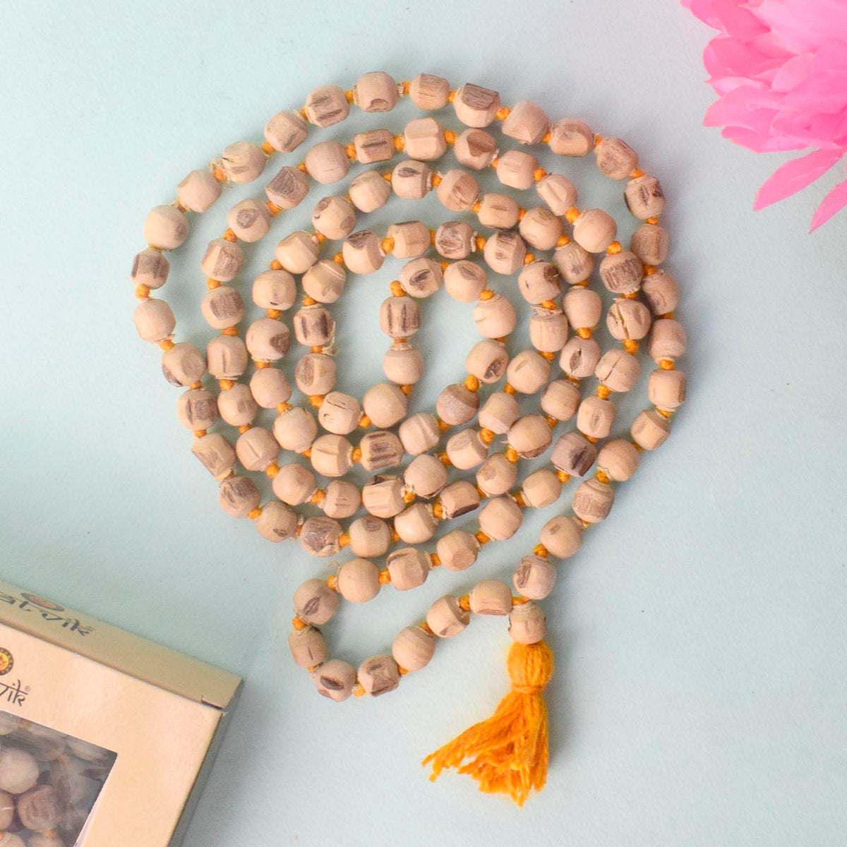 100% Pure Tulsi Kanthi Jap Mala – 108 Beads ( 6mm )