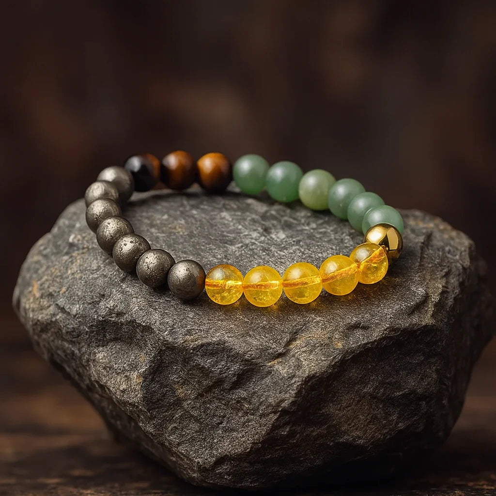 Money Magnet Stone Bracelet