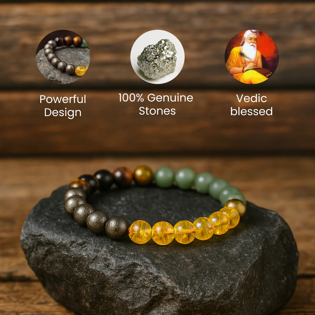 Money Magnet Stone Bracelet